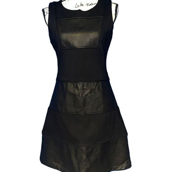 Julie Brown NYC black paneled dress medium - Picture 1 of 5